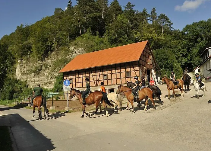 Летний дом Landgasthof Probstei Zella Frankenroda