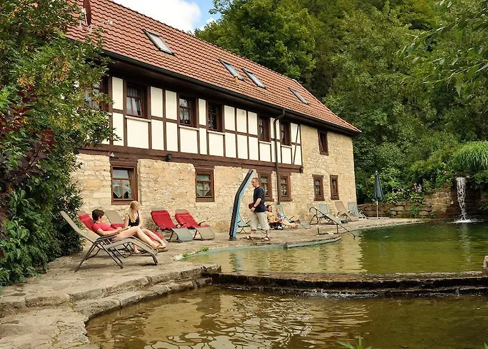 Летний дом Landgasthof Probstei Zella Frankenroda